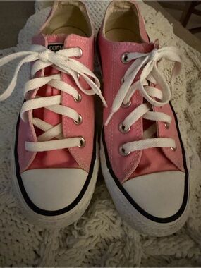 Converse Pink Low-Top All Star Canvas Sneakers